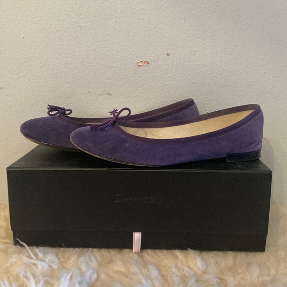 Repetto Cendrillon purple velvet ballet flats, size 36 - Picture 1 of 10